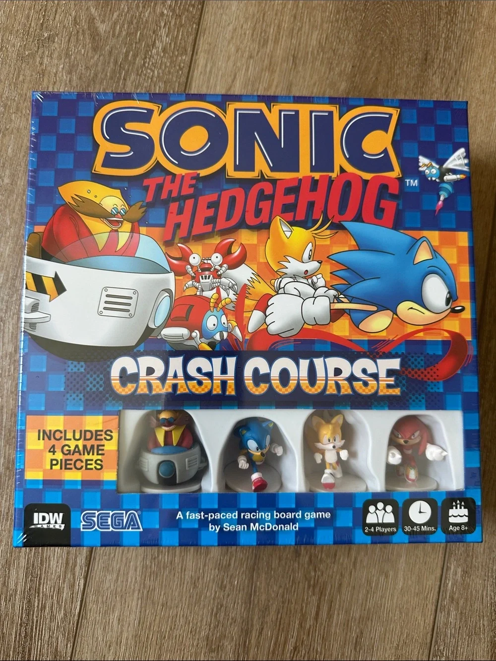 Sonic the Hedgehog Crash Course Board Game NIB Family Racing Game